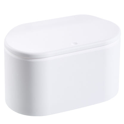 Desktop Wastebasket with LidPress & Pop Lid Type