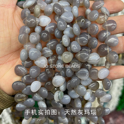 Crystal agate water drop beads loose beads