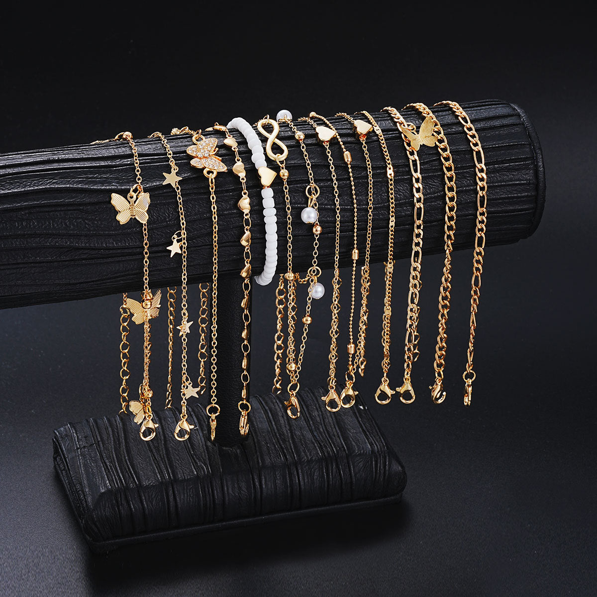 Butterfly Love Anklet Set (14-Piece)