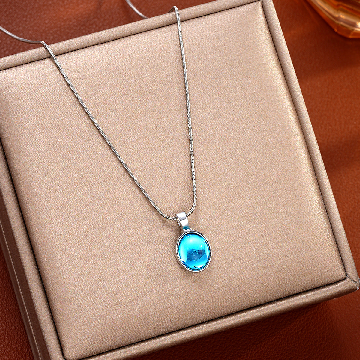 Aquamarine Pendant Necklace