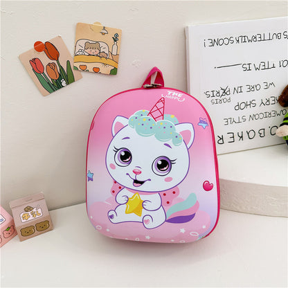 Eggshell kindergarten baby princess schoolbag