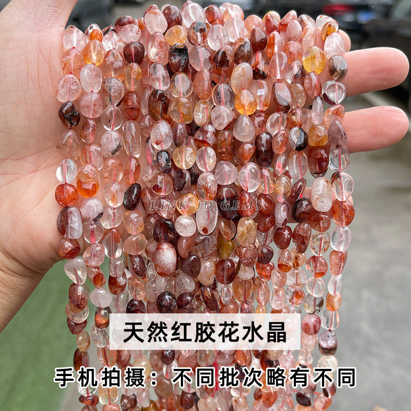 6-8Mm crystal agate irregular conformal loose beads