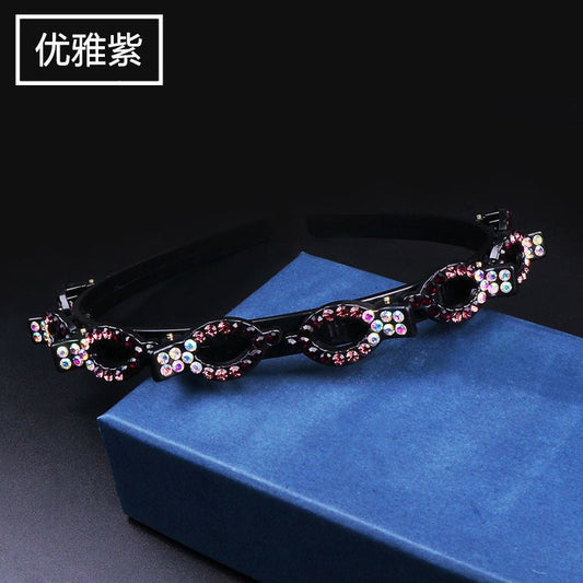 Rhinestone headband disc hair accessories