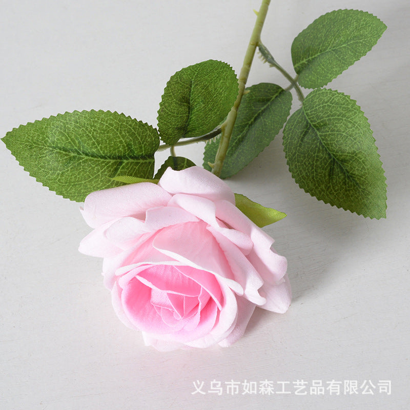 Simulation velvet rose corner rose flower
