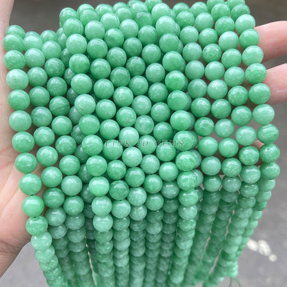 African sea pattern emerald jade loose beads
