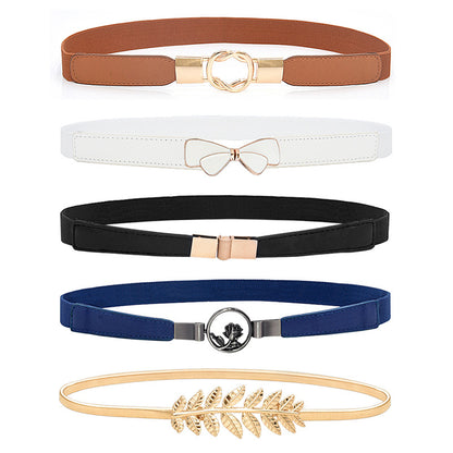 Elastic belt with belt