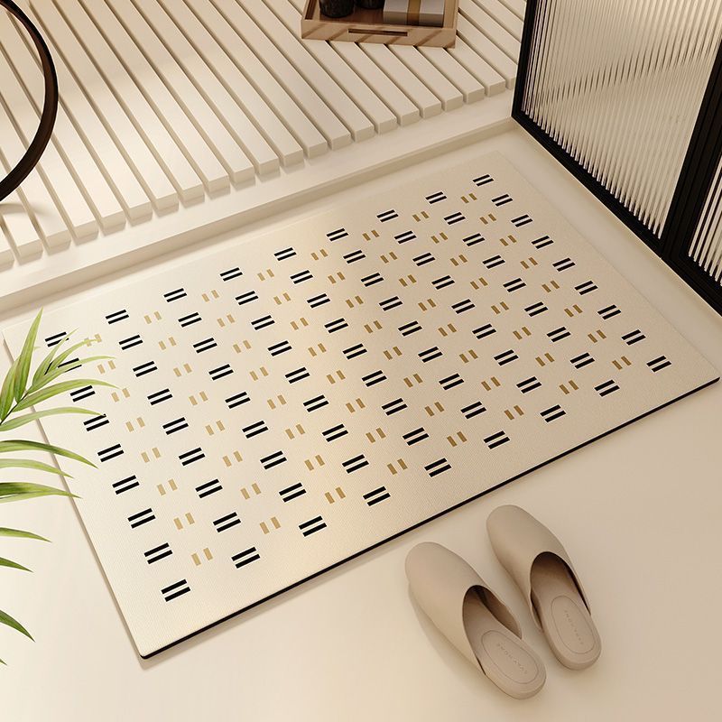 Creamy Diatomaceous Earth Mat, Absorbent and Anti-Slip