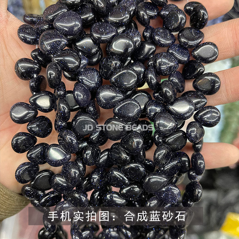Crystal agate water drop beads loose beads