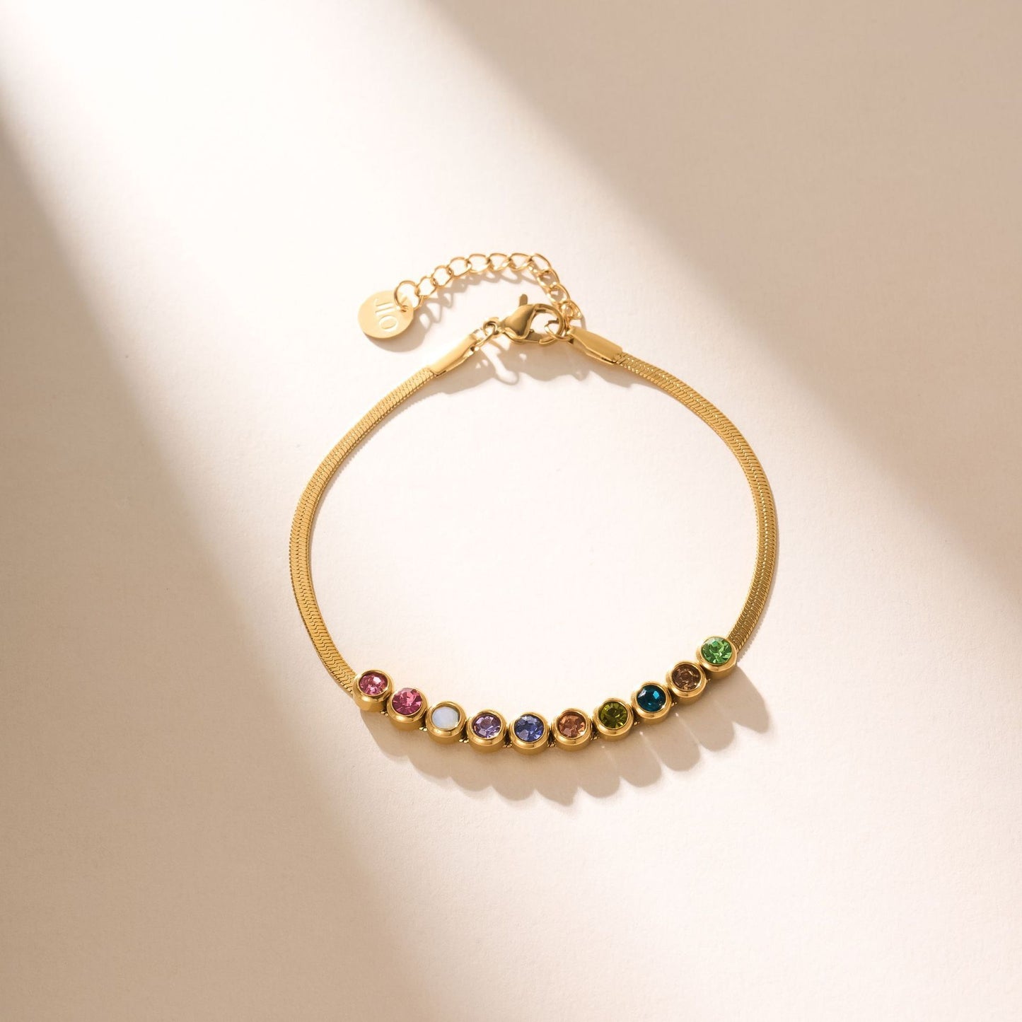 Stainless Steel Diamond Blade Bracelet