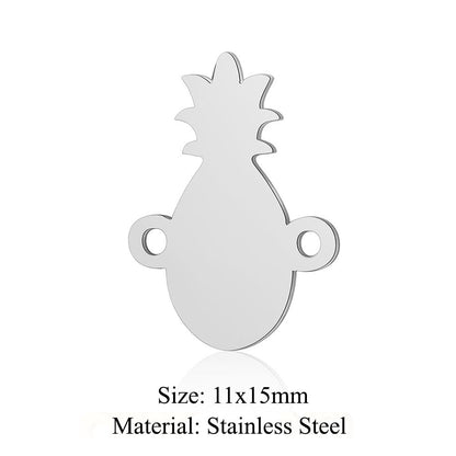 5 pcs/pack music note wing titanium steel pendant