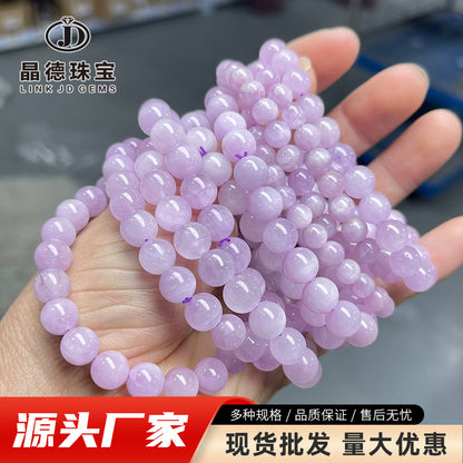5A Natural Purple Lithium Bracelet