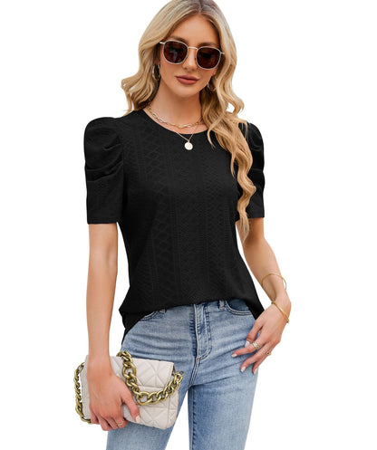 Stacked Sleeves Loose Top