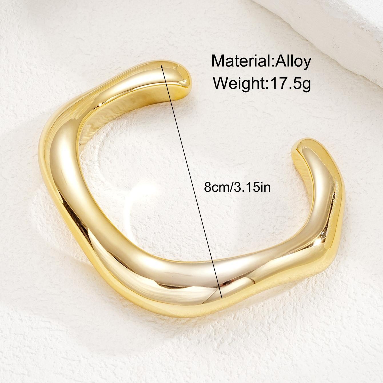 Irregular Resin Twisted Bracelet