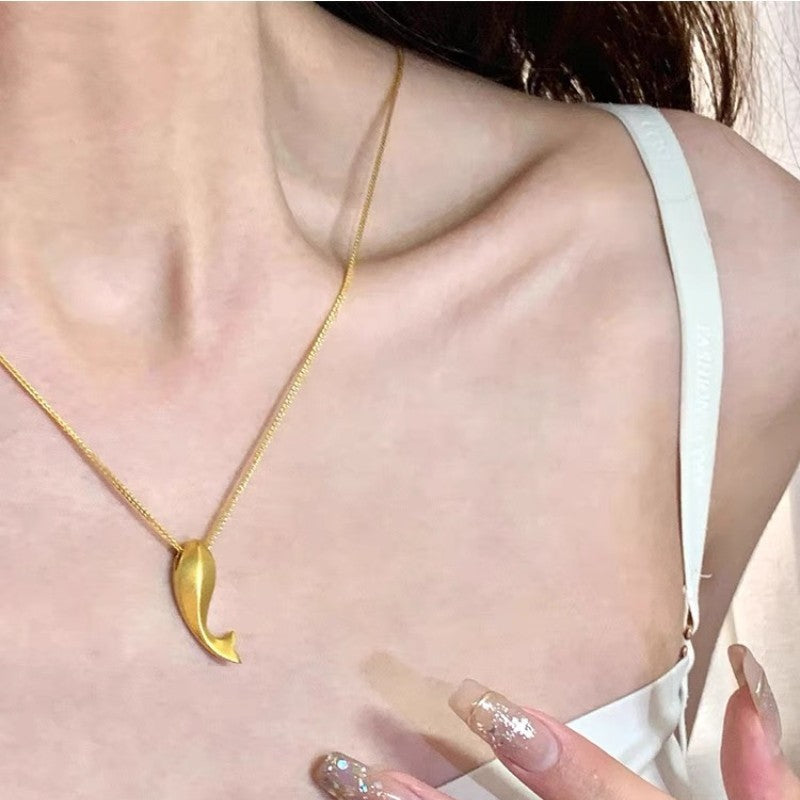 Dolphin necklace woman