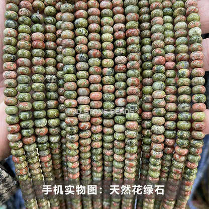 6 * 4Mm natural stone crystal abacus beads loose beads