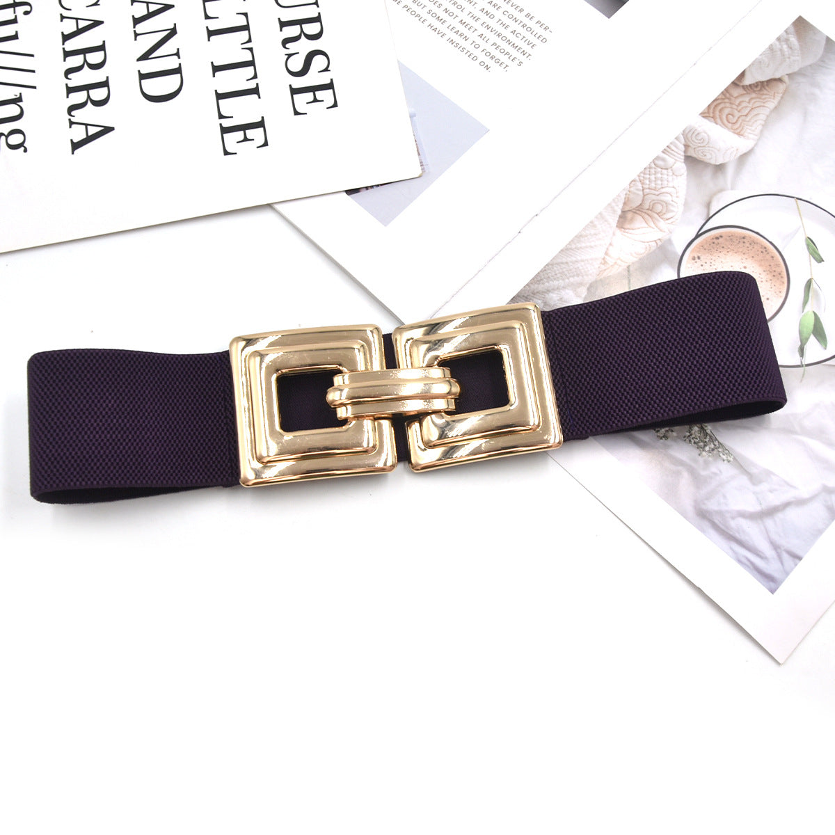 Gold belt women's decorative belt