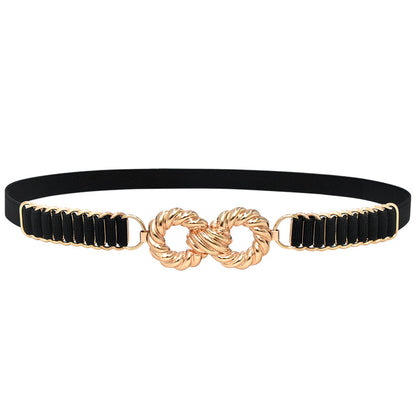 Elastic belt women's fine decoration trend