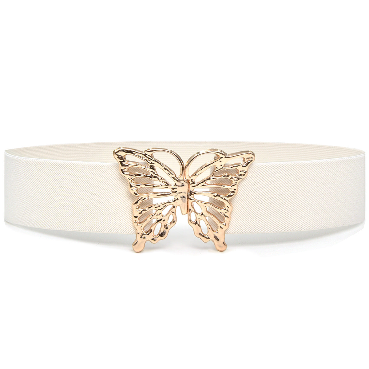 Butterfly Buckle Rhinestone Inlaid Belt
