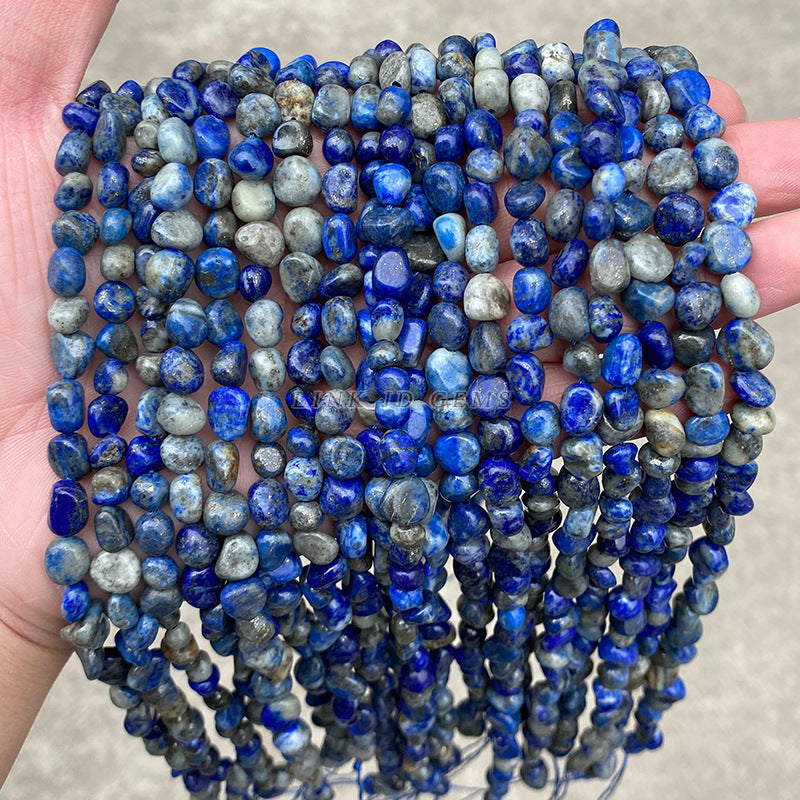 6-8M natural lapis lazuli conformal beads loose beads