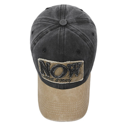 Vintage Washed Denim Baseball Cap