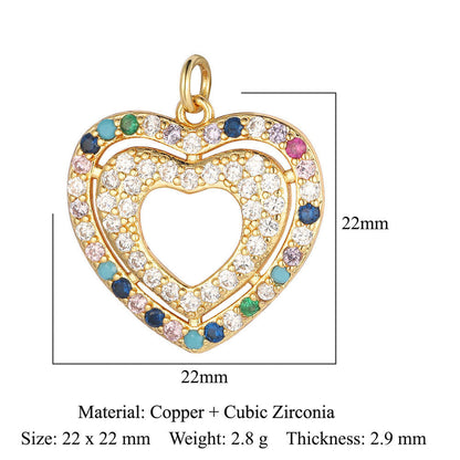 Copper zircon DIY jewelry accessories ins wind butterfly