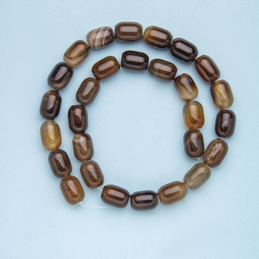 Contas de arroz ovais de cristal, contas soltas 