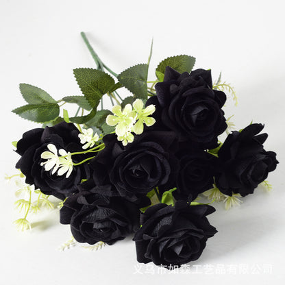 Artificial flower 7 heads Aisha rose