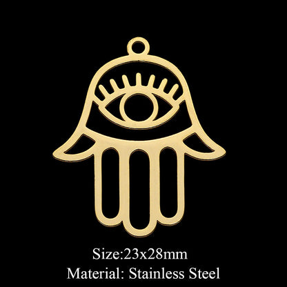 Beads 5 pcs/bag Rose Plum Blossom Tulip Geometric Accessories Pendant