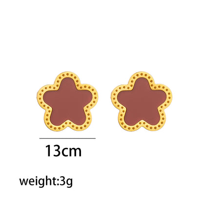 Conjunto de brincos e colar Fashion Blossom 