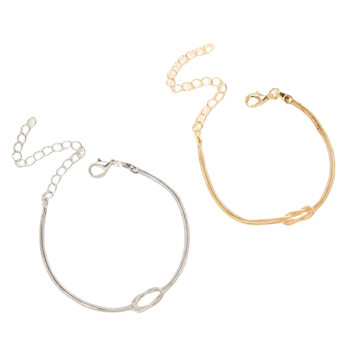 Knotted Couple Bracelet Set