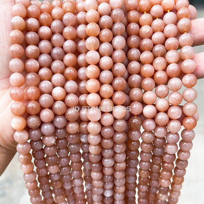 7A sun stone loose beads DIY