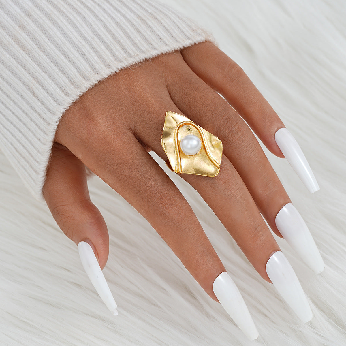 Irregular Smooth Ring Set (4-Piece)