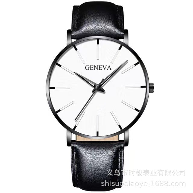 Geneva Fashion Thin Men's Quartz Watch