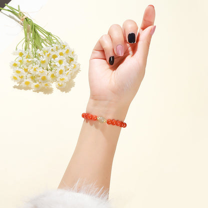 Pulsera de ágata natural Nanhong 5A 