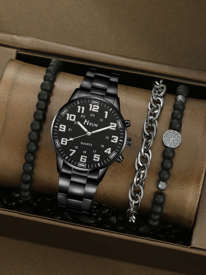 Watch Beaded Rudder Colorful Bracelet Set