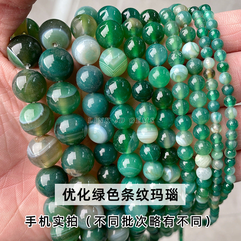 Striped agate loose beads