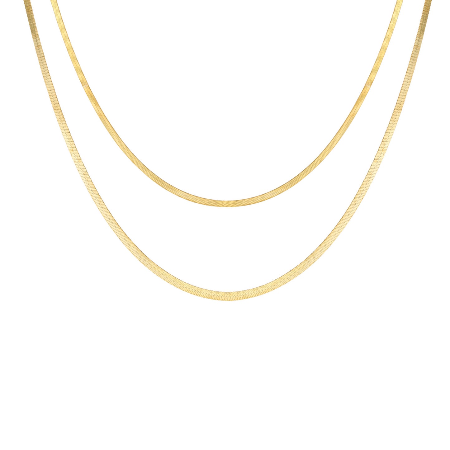 Double layer snake bone chain body chain waist chain