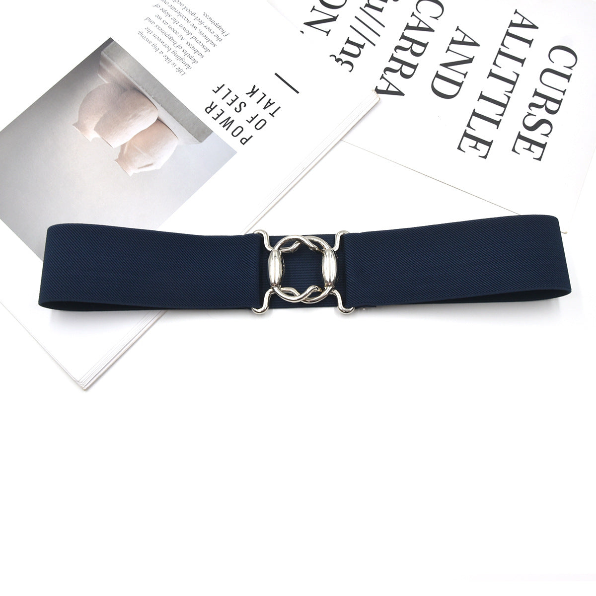 Popular women's belt gold buckle