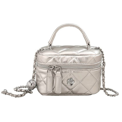 Bolso bandolera pequeño con cadena estilo Chanel 