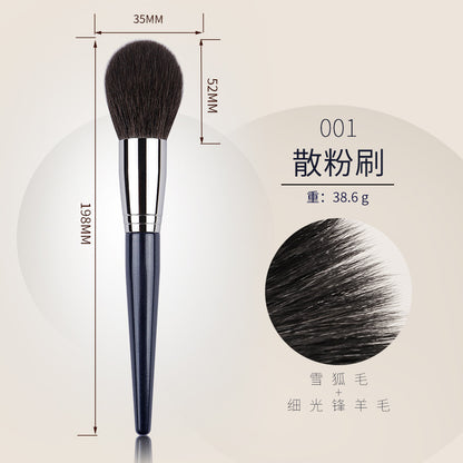 24-Piece Animal Hair Makeup Brush Set