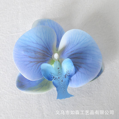 Cabeza de flor de orquídea mariposa de laminación 3D de simulación 