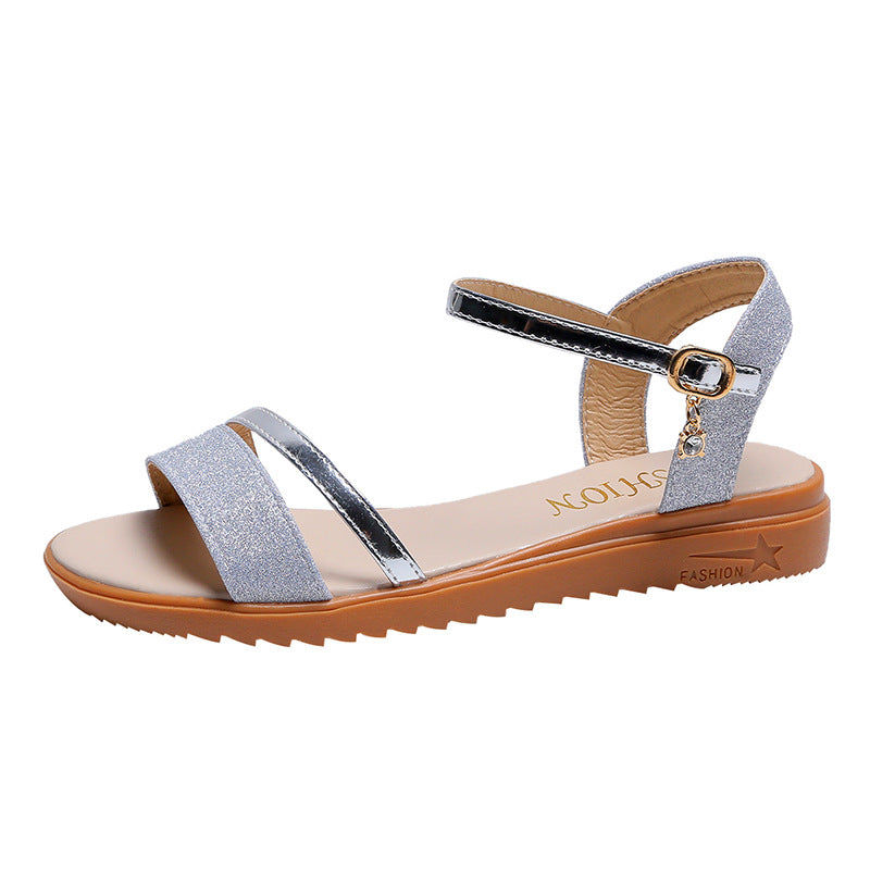 Summer flat sandals