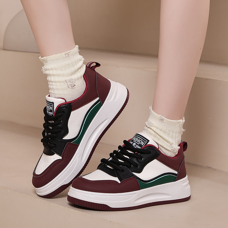 Autumn thick-soled sports shoes for women子