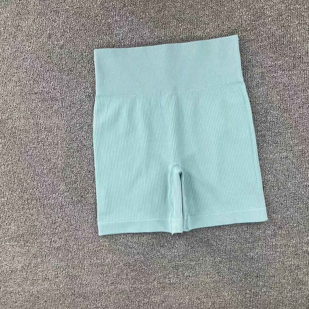 High waist hip lift tight gym pants threaded sweatpants