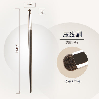 24-Piece Animal Hair Makeup Brush Set