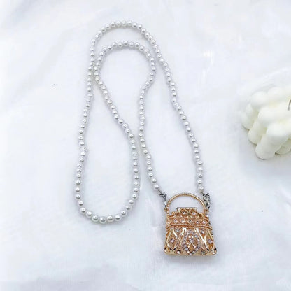 Hollow metal decorative bag