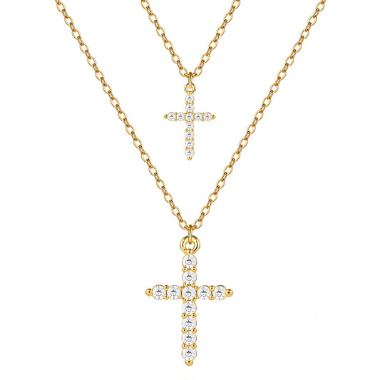 Amazon hot selling real gold plated copper necklace