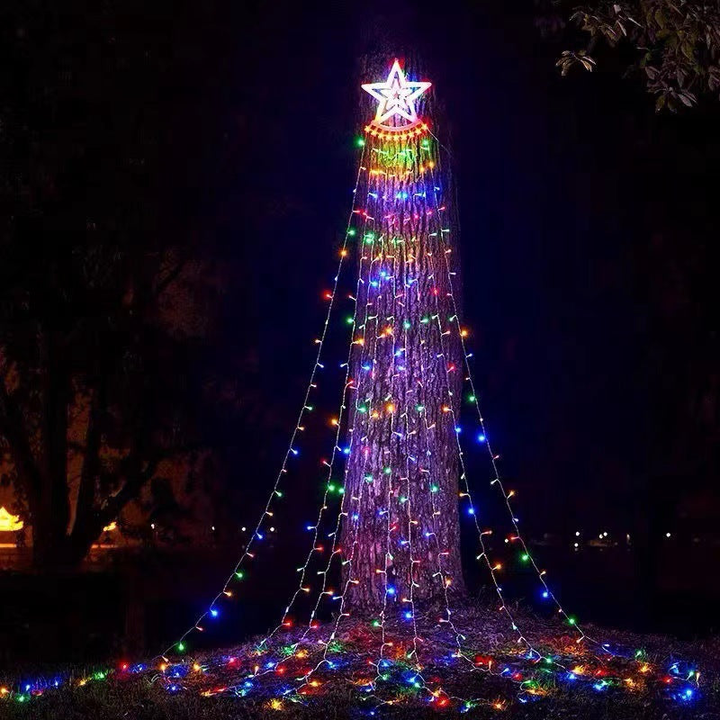 Waterfall Lights Christmas Decoration Garden Outdoor Waterproof