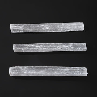 Varilla de piedra áspera de yeso cristalino blanco permeable 