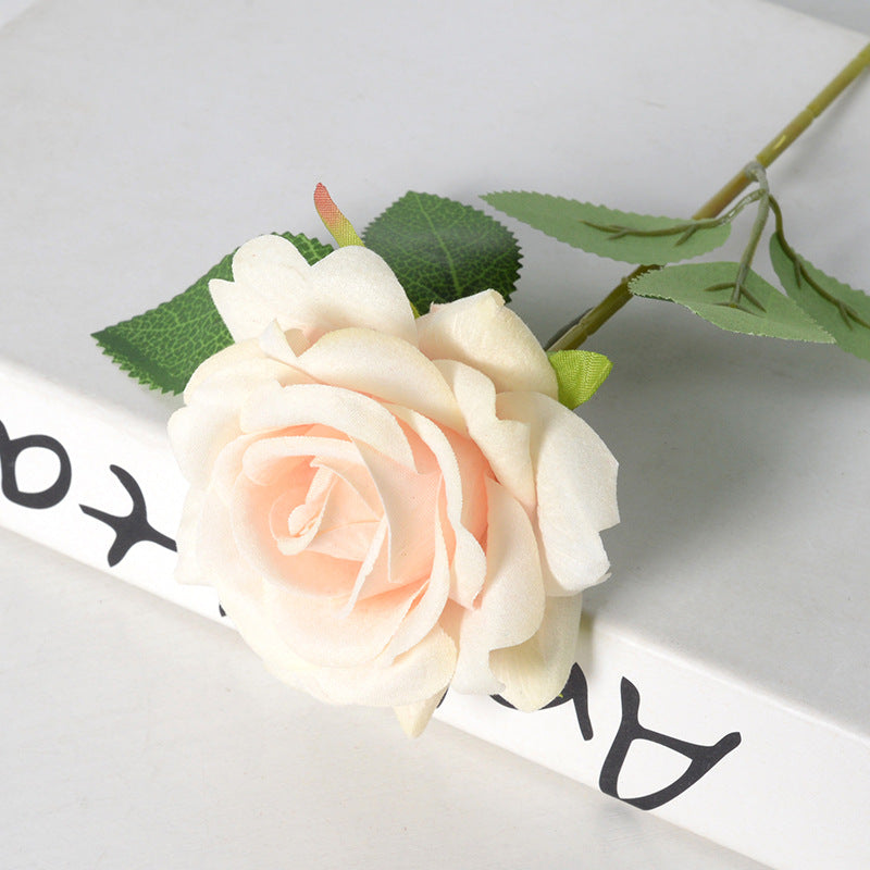 Simulation velvet rose corner rose flower